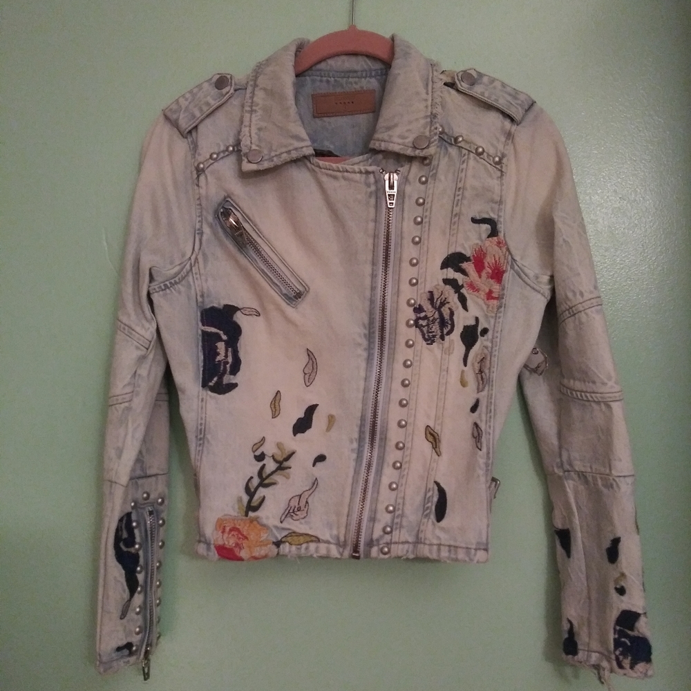 SOLD. BLANKNYC Light Denim Jacket Small - Picture 13 of 14